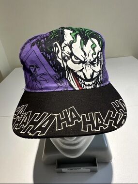 DC Comics Joker Purple Black Snapback Hat